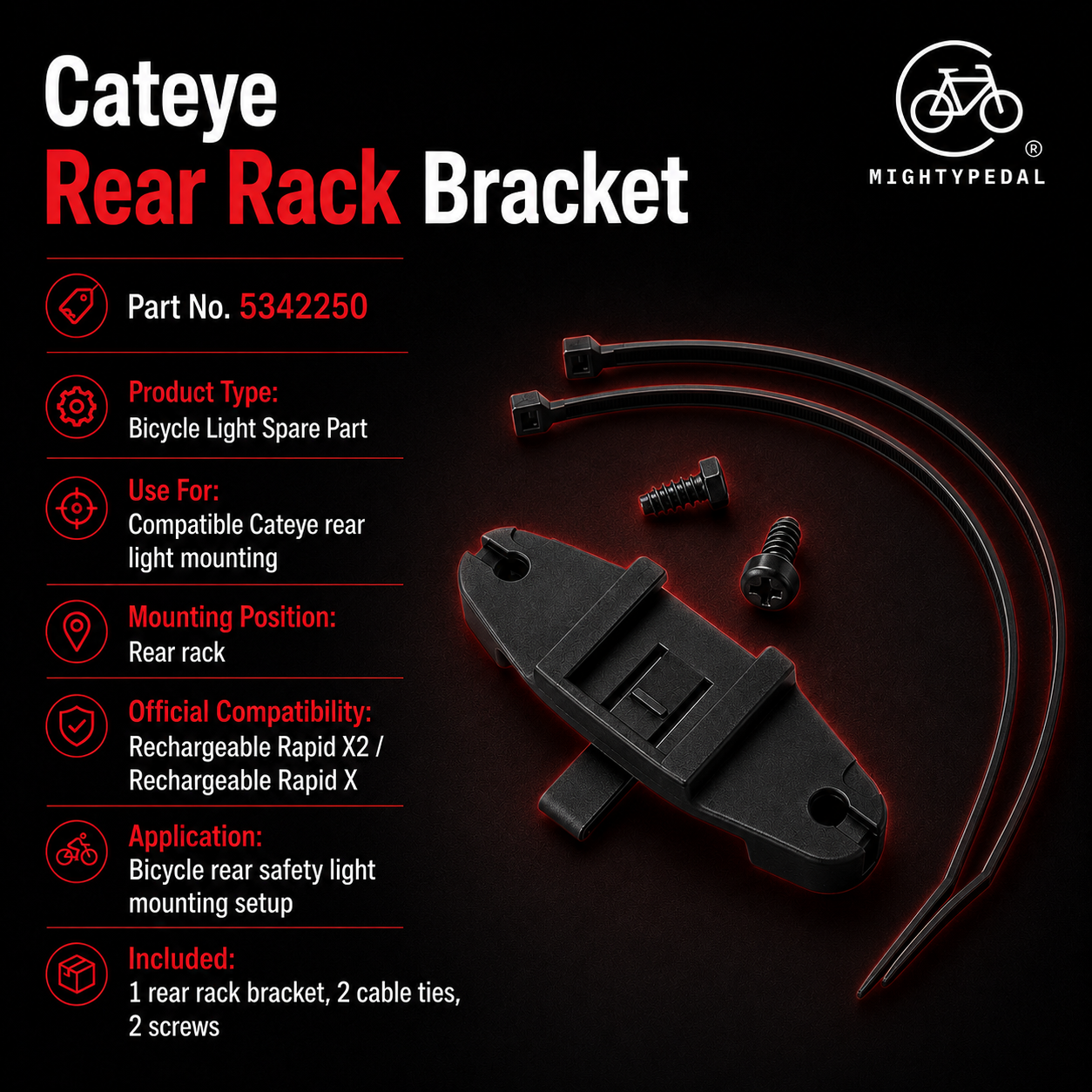 Cateye Rear Rack Bracket 5342250