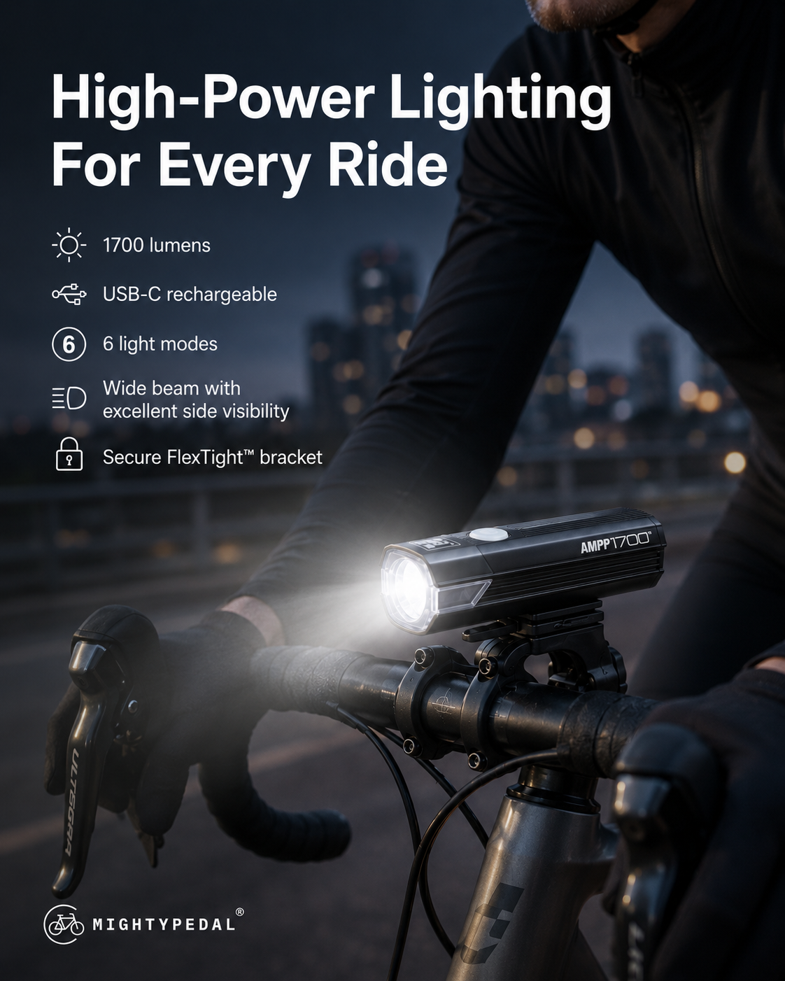 Cateye AMPP1700 Front Light