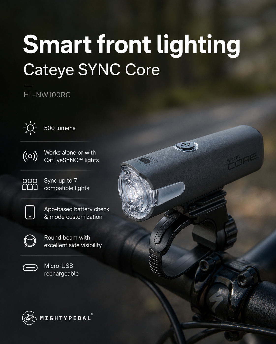 Cateye SYNC Core Front Light