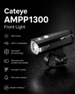 Cateye AMPP1300 Front Light