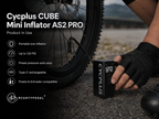 Cycplus CUBE Mini Inflator AS2 PRO Electric Bike Pump
