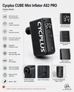Cycplus CUBE Mini Inflator AS2 PRO Electric Bike Pump