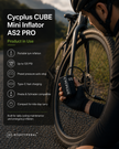 Cycplus CUBE Mini Inflator AS2 PRO Electric Bike Pump