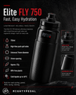 Elite FLY 750 Cycling Water Bottle