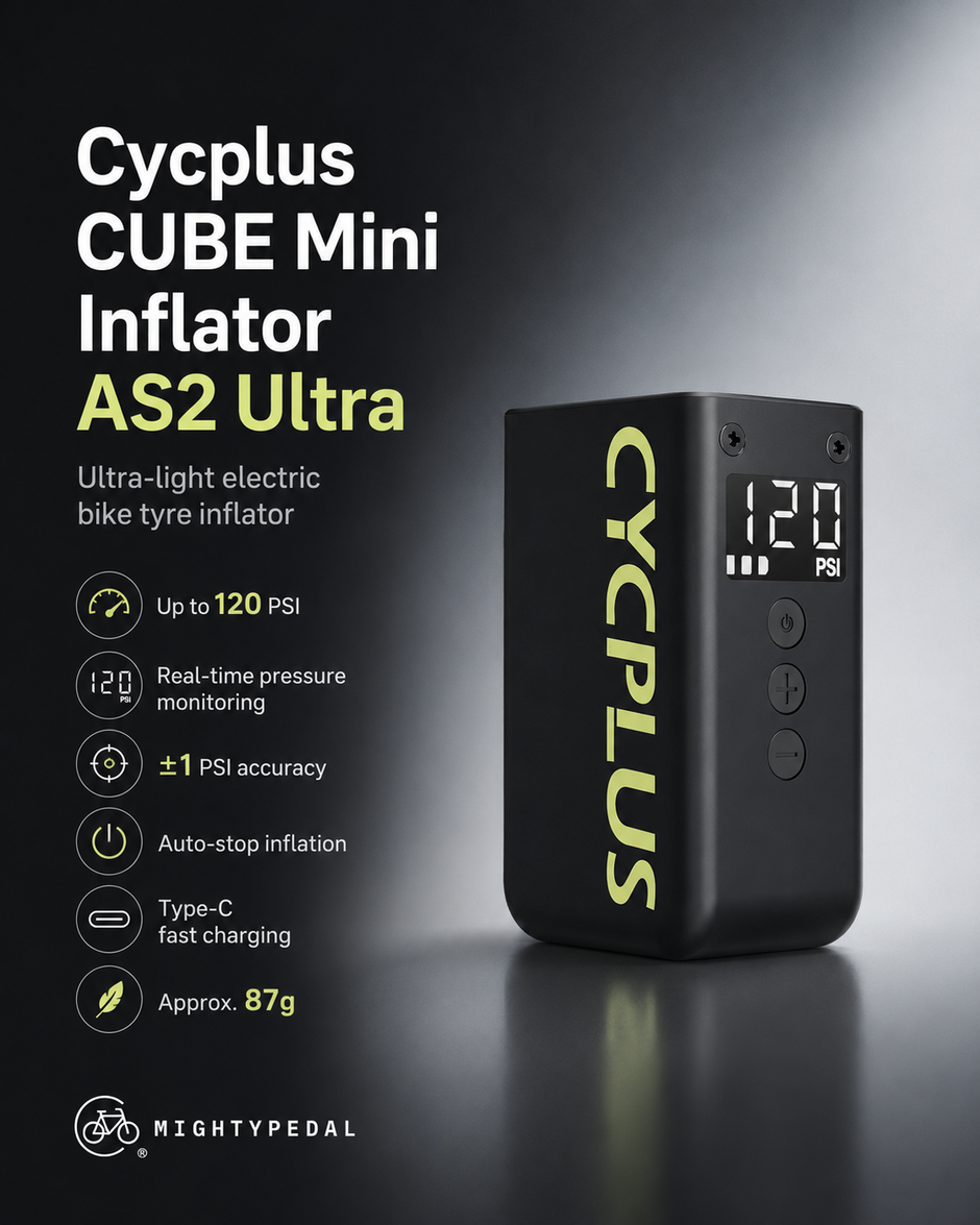 Cycplus CUBE Mini Inflator AS2 Ultra Electric Bike Pump