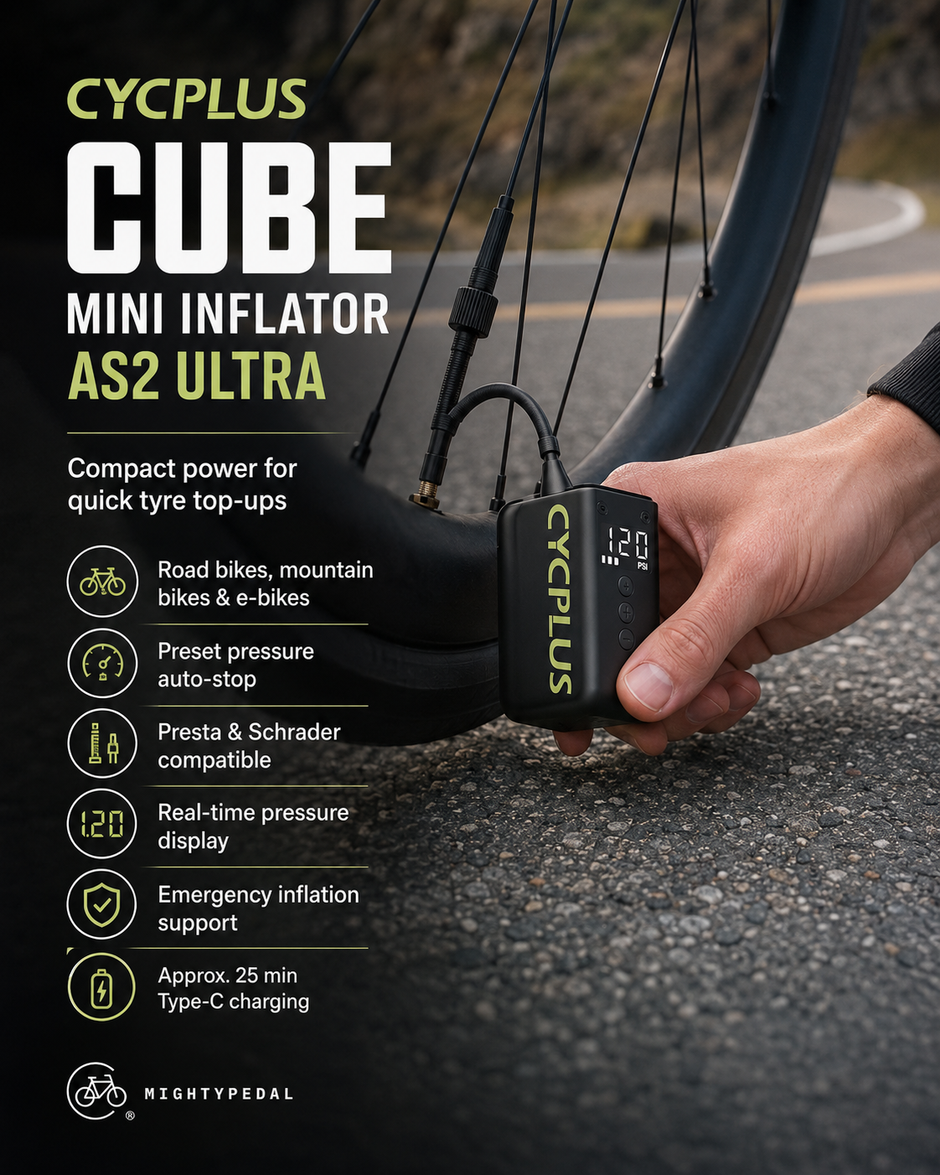 Cycplus CUBE Mini Inflator AS2 Ultra Electric Bike Pump