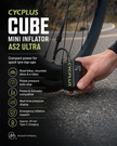 Cycplus CUBE Mini Inflator AS2 Ultra Electric Bike Pump