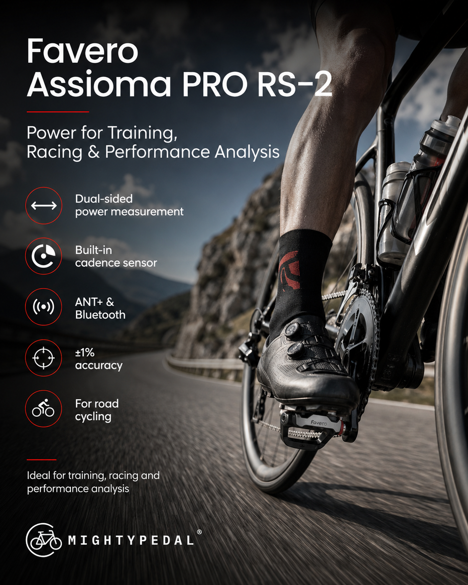 Favero Assioma PRO RS-2 Shimano Power Meter Pedals Pair