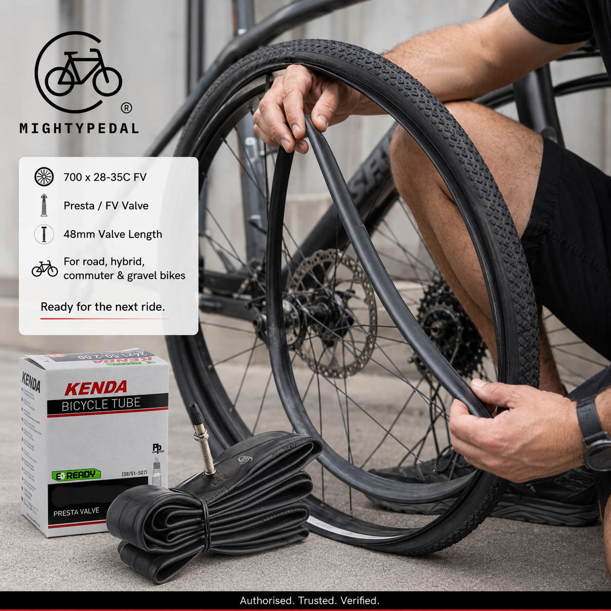 Kenda Inner Tube 700 x 28-35C FV 48mm