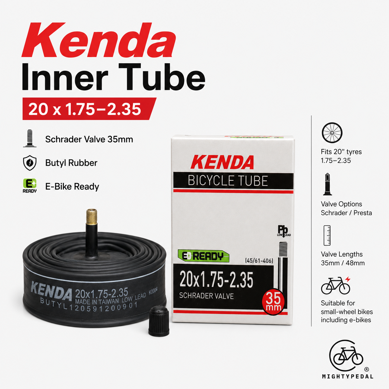 Kenda Inner Tube 20 x 1.75-2.35