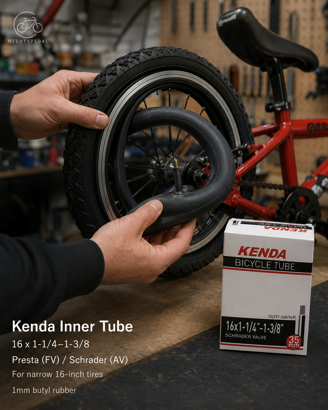 Kenda Inner Tube 16 x 1-1/4~1-3/8