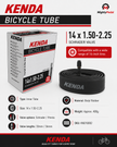 Kenda Inner Tube 14 x 1.50-2.25