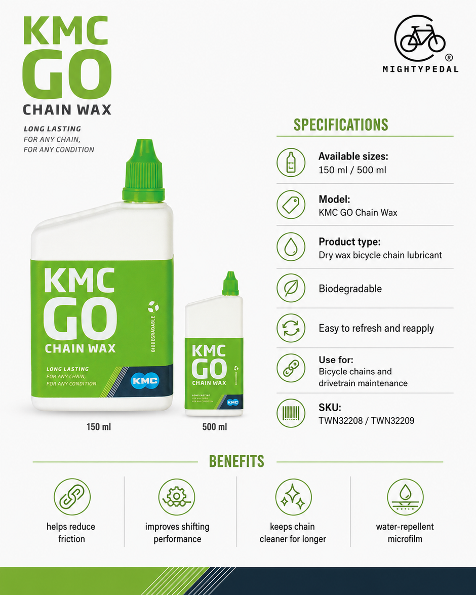 KMC GO CHAIN WAX, 150ml, 500ml