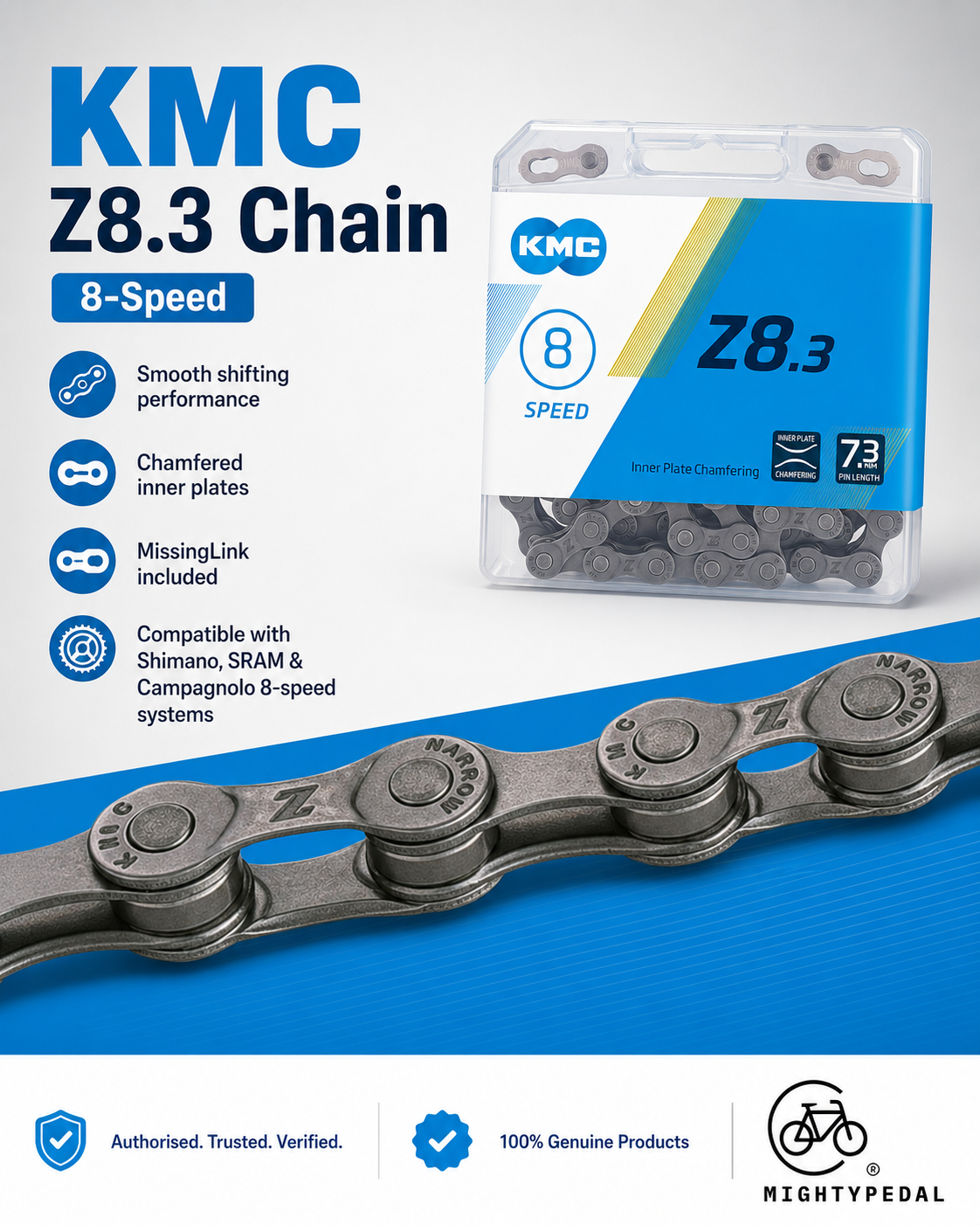 KMC Z8.3 Chain, 8spd