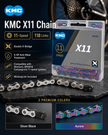 KMC X11 Chain, 11spd, 118L