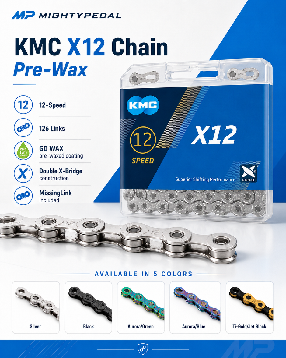 KMC X12 Chain (Pre-Wax), 12spd, 126L