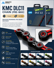 KMC DLC11 Chain (Pre-Wax), 11spd, 118L