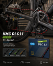 KMC DLC11 Chain (Pre-Wax), 11spd, 118L