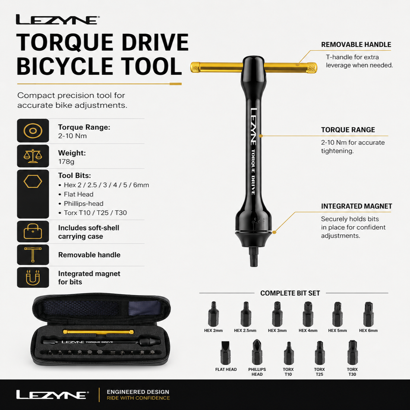 Lezyne Torque Drive Bicycle Tool