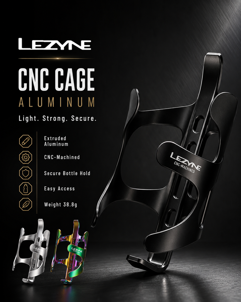 Lezyne CNC Cage Aluminum, Bicycle Bottle cages