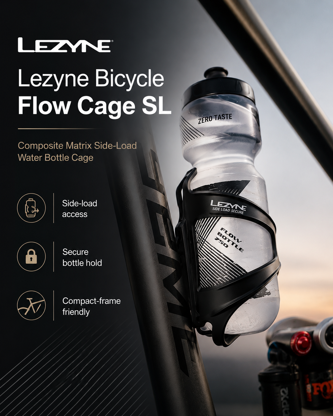 Lezyne Bicycle Flow Cage SL