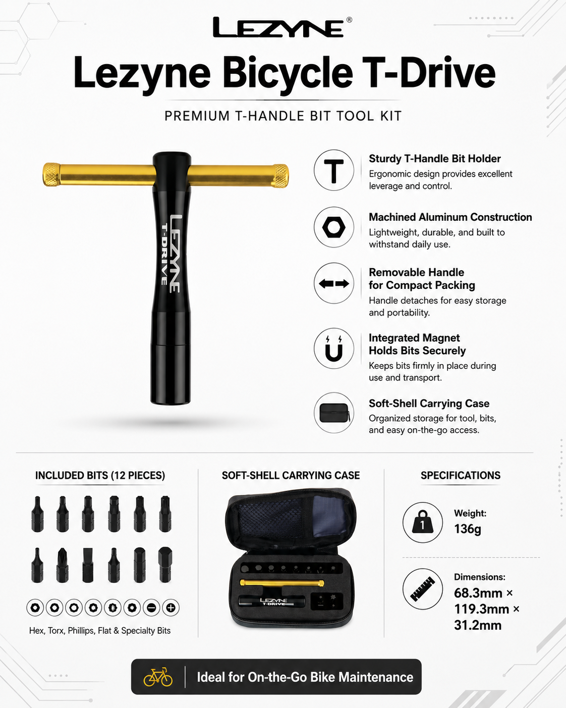 Lezyne Bicycle T-Drive