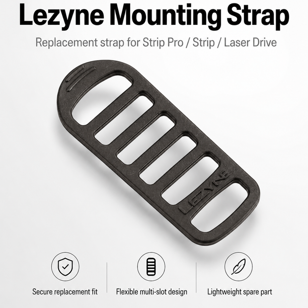Lezyne Bicycle Mounting Strap for Strip Pro/Strip/Laser Drive