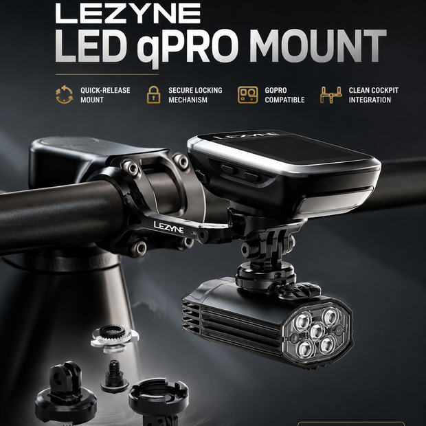 Lezyne Bicycle LED qPRO Mount