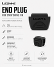 Lezyne Bicycle End Plug for Strip Drive F/R