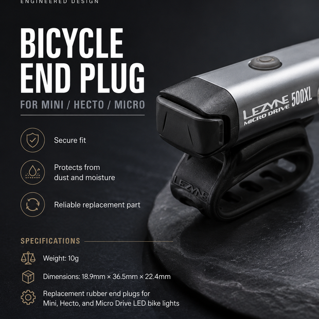 Lezyne Bicycle End Plug for Mini/Hecto/Micro
