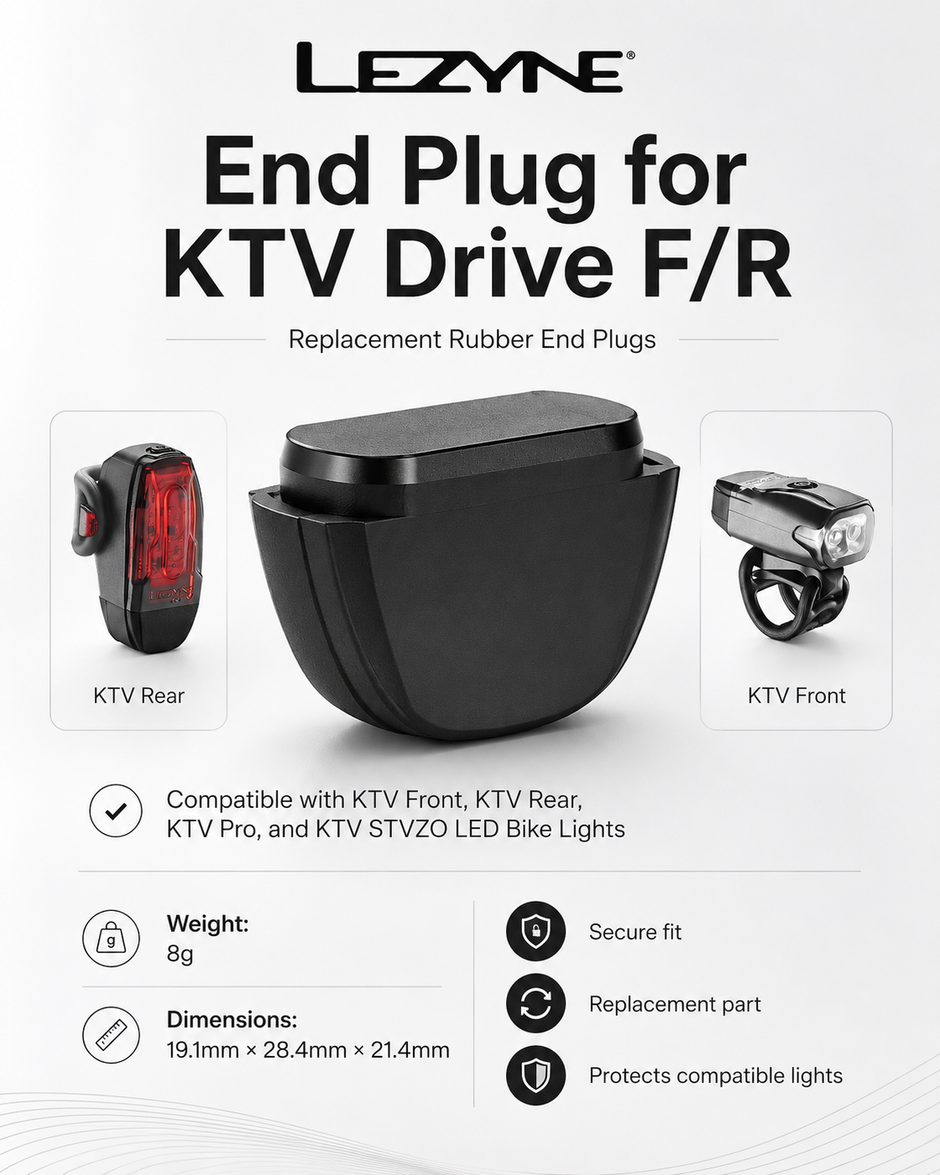Lezyne Bicycle End Plug for KTV Drive F/R