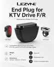 Lezyne Bicycle End Plug for KTV Drive F/R
