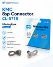 KMC 8sp Connector, CL-571R, 2pairs/Card