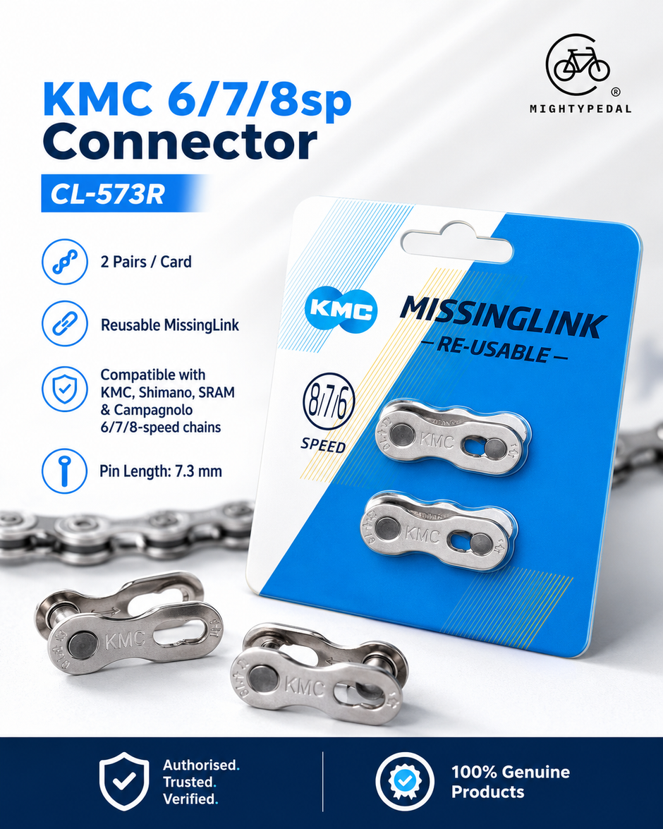 KMC 6/7/8sp Connector, CL-573R, 2pairs/Card