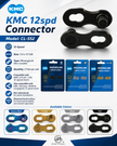 KMC 12spd Connector, CL-552 2Pairs/card