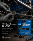 KMC 12spd Connector, CL-552 2Pairs/card