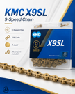 KMC X9SL Chain, 9spd, 116L