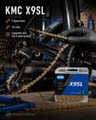 KMC X9SL Chain, 9spd, 116L
