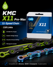 KMC X11 Chain (Pre-Wax), 11spd, 118L