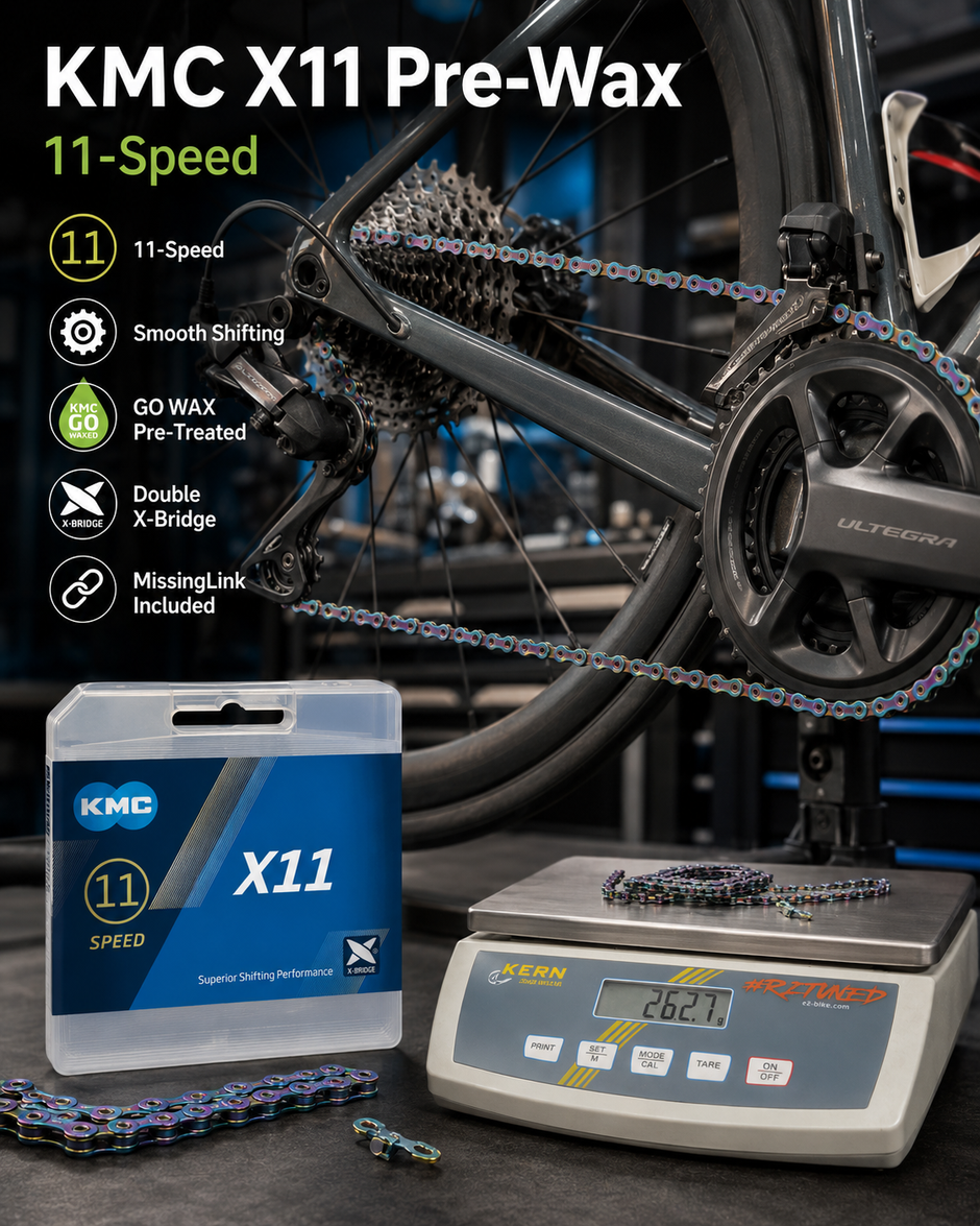 KMC X11 Chain (Pre-Wax), 11spd, 118L