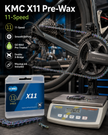 KMC X11 Chain (Pre-Wax), 11spd, 118L