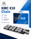 KMC X10 Chain, 10spd, 116L