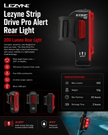 Lezyne Bicycle Strip Drive Pro Alert Rear light, 300 Lumen