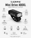 Lezyne Mini Drive 400XL Bicycle light