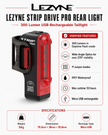Lezyne Bicycle Strip Drive Pro Rear light, 300 Lumen