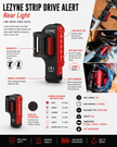 Lezyne Bicycle Strip Drive Alert Rear Light