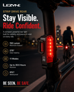 Lezyne Bicycle Strip Drive Rear light, 150 Lumen