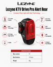 Lezyne Bicycle KTV Drive Pro Alert Rear light, 75 Lumen