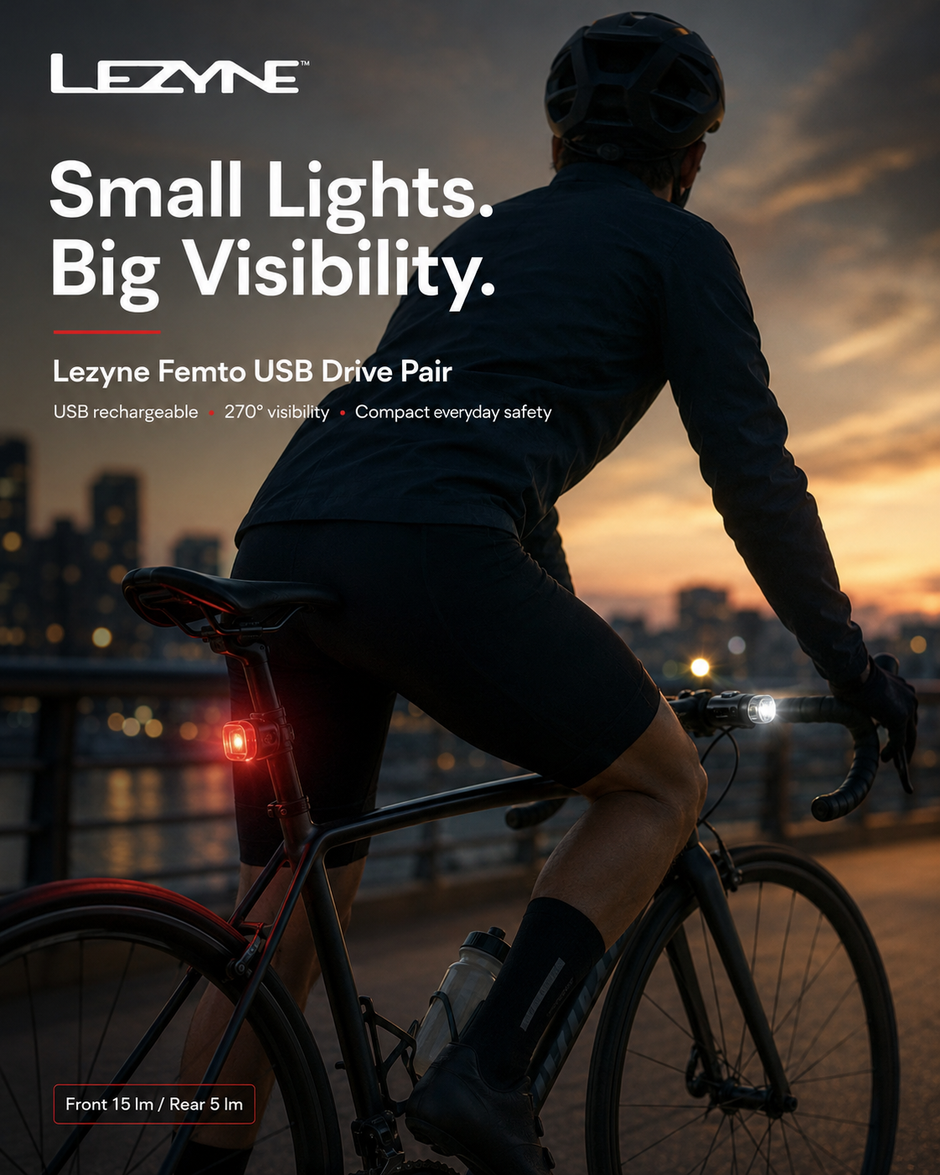 Lezyne Femto USB Drive Pair Bicycle light