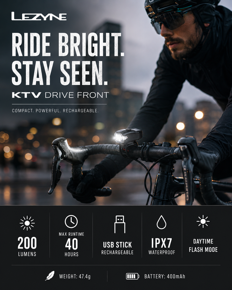 Lezyne KTV Drive Front Bicycle light